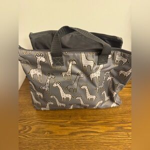 Thirty-One Super Swap-It Pocket - Go Go Giraffe Print NWOT